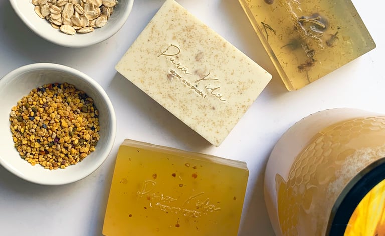 Comprar jabones artesanos naturales con miel orgánica. Envío gratis a España