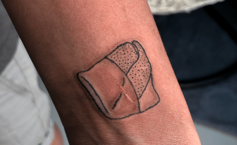 tattoo, handpoke, art, sabah, borneo, Nasi lemak