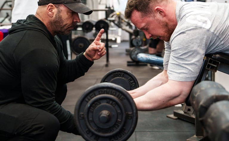 Encouraging and supoportive personal training 
