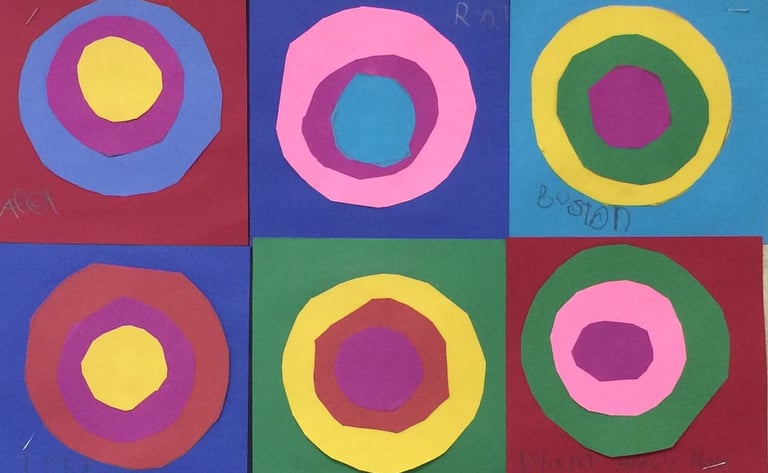Kandinsky inspired circles