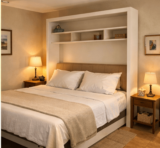 Bilocale con mobile letto apribile, soluzione per ospitare fino a 4 persone