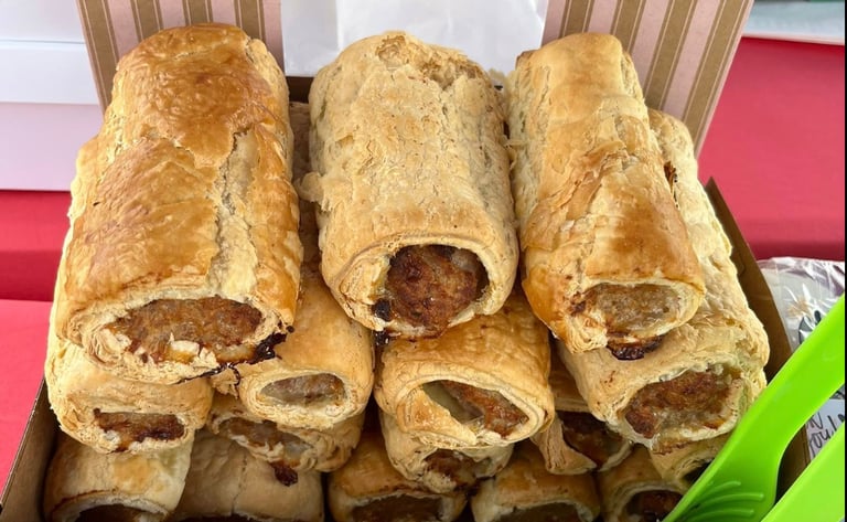 sausage roll keighley for goodness cake