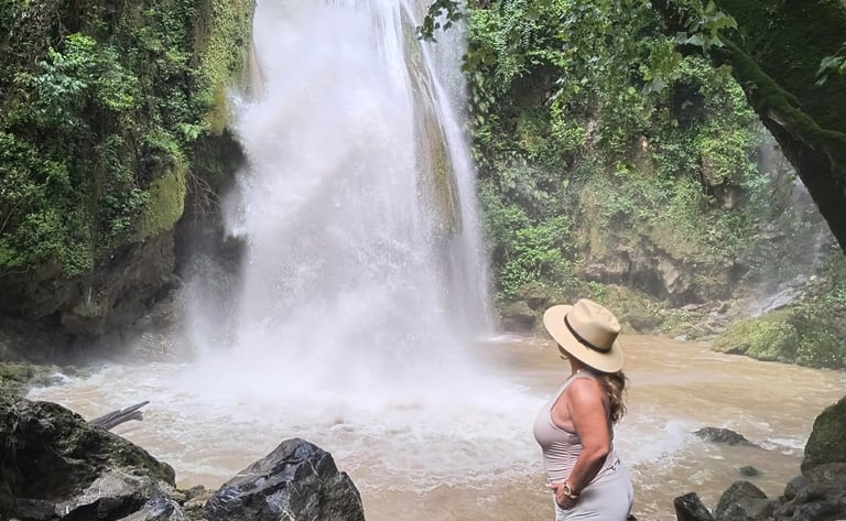 Cascada de la sierra de queretaro