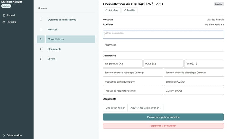 consultation à domicile