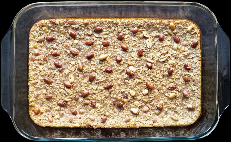 Honey Peanut Butter Bake