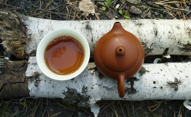 A stylish tea set