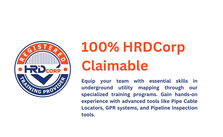 a picture of HRDCorp Logo that show RD-Palmer Academy EML Locator and GPR courses are claimable