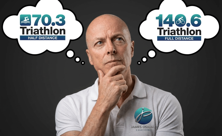 James Oswald Coaching thinking about doing a 70.3 or 140.6 Ironman event