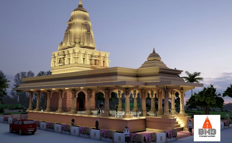 temple construction by BMB TEMPLE CONSTRUCTION
