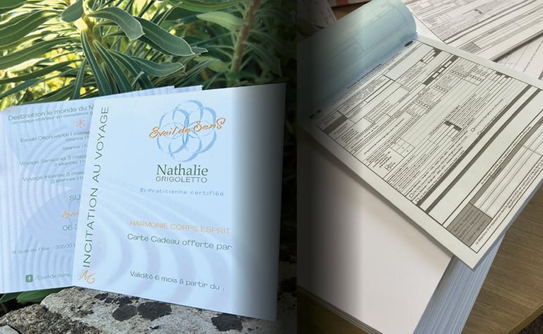 cartes papeterie flyers carnets autocopiants