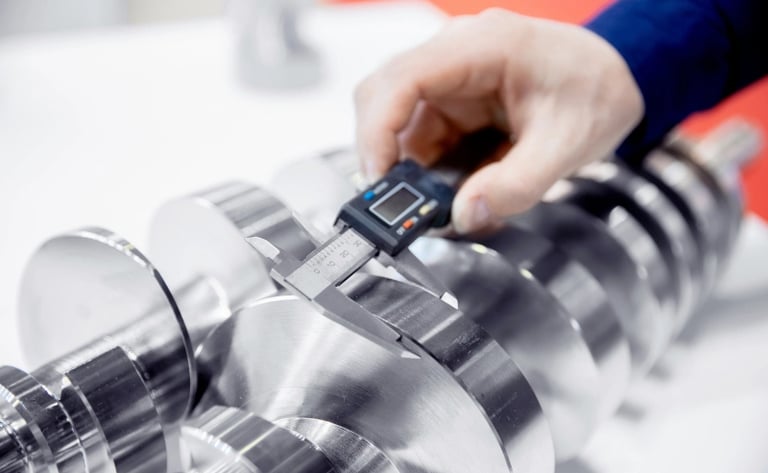  Checking with vernier