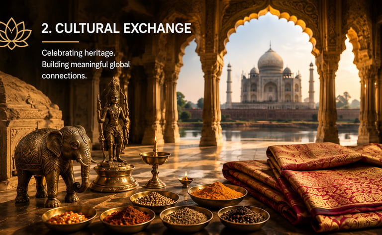 Cross-cultural partnerships supporting international business relationships