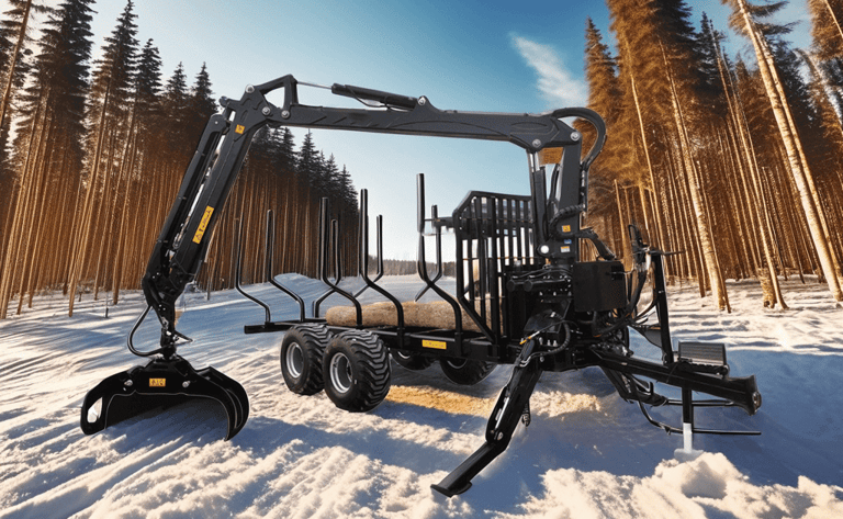 Timber Trailer with Grapple