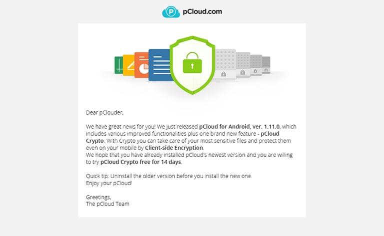 pCloud Email