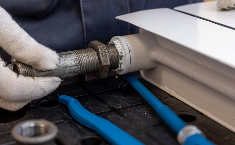 Désembouage de radiateur par Karukera Plomberie pour une meilleure performance.