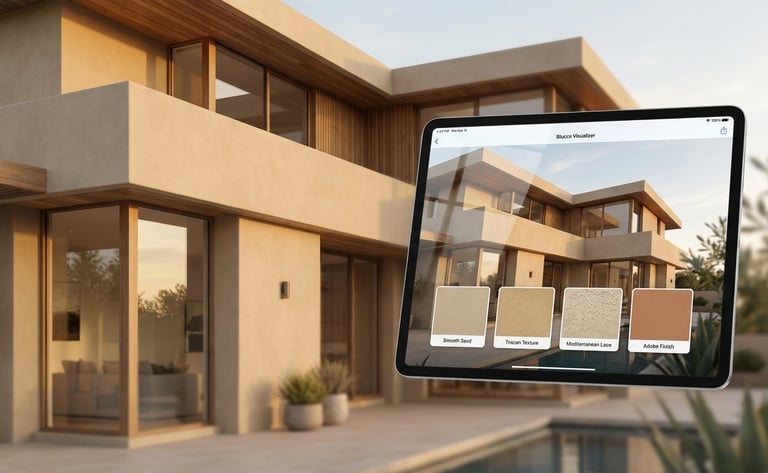 AI stucco visualizer
