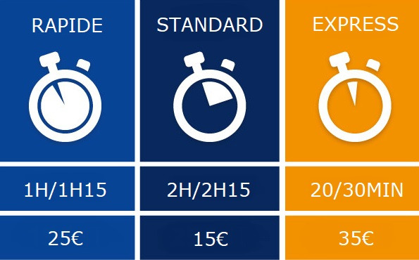 tarifs livraison.io tarif livraison standard, livraison rapide, livraison express