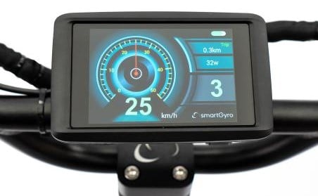 a bicycle with a gps device on it