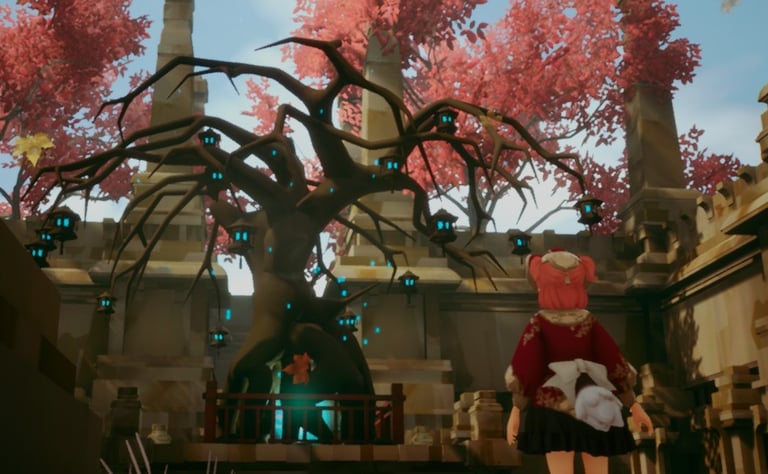 Tasomachi - Sacred Tree and Cherry Blossoms