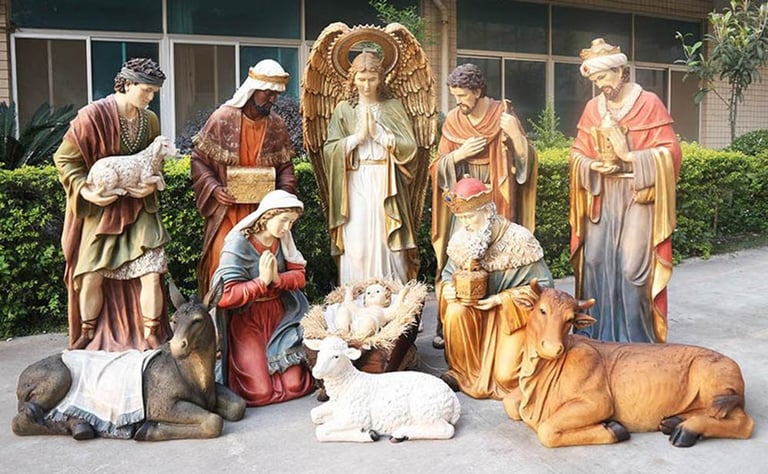 Outdoor high quality Nativity display