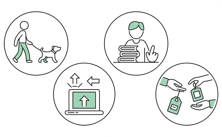 easy hustles for teens, teen side hustle ideas, no money hustles, beginner hustles for teens, 