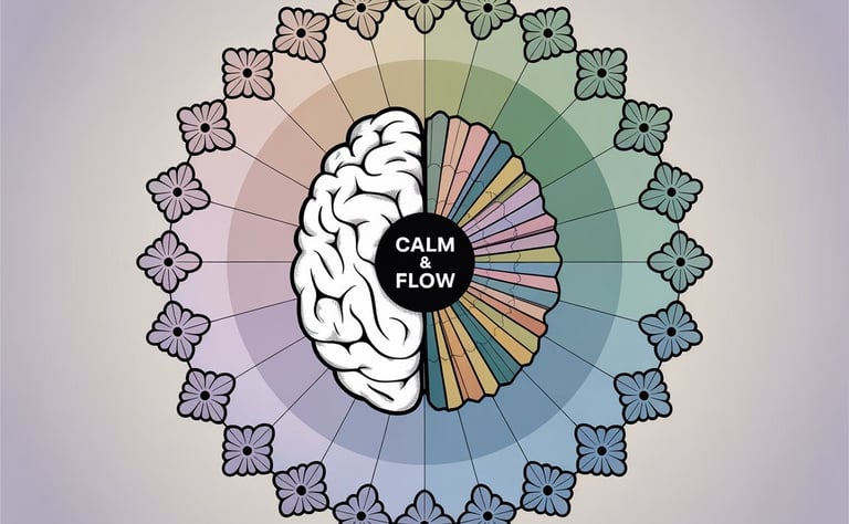 half brain half mandala