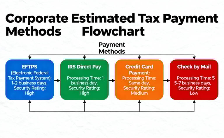 Corporate Estimated Tax Payment Methods and Processing Times