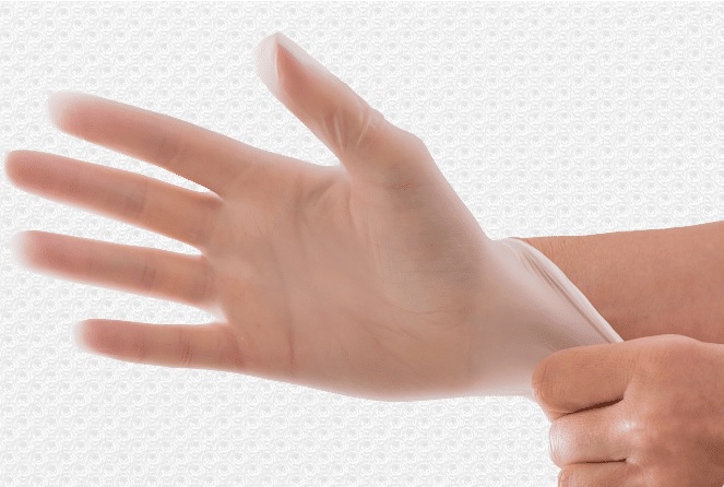 powder-free vinyl glove