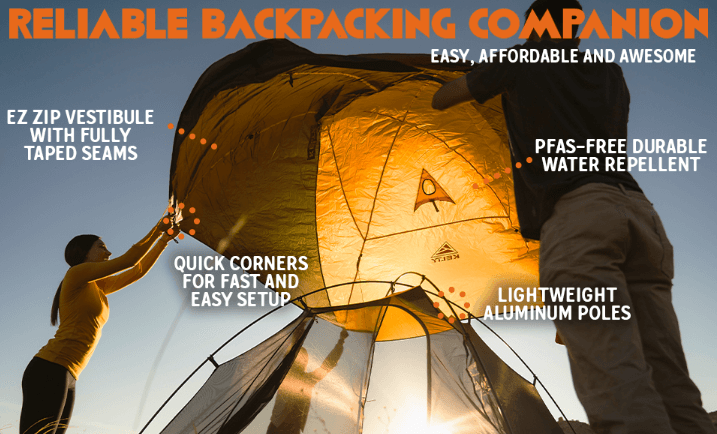 a man and woman preparing to fly a kite