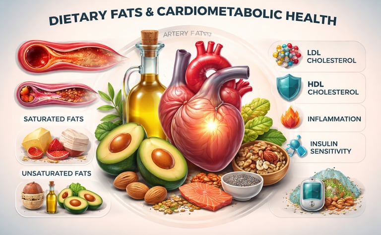 Dietary Fats and Heart Health: What the Latest Cardiometabolic Research Shows
