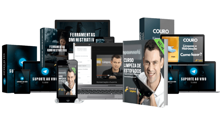 Curso de Higienização de Estofados - material
