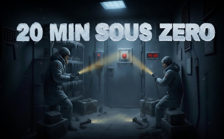 Salle 20 Min Sous Zéro - escape game chambre froide Hyères