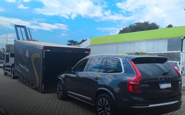 Transporte de Veículos Confiável, Carreta Cegonha com Seguro, Transporte de Carros de Luxo,