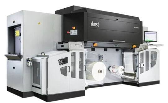 a machine that is printing a product on a machine