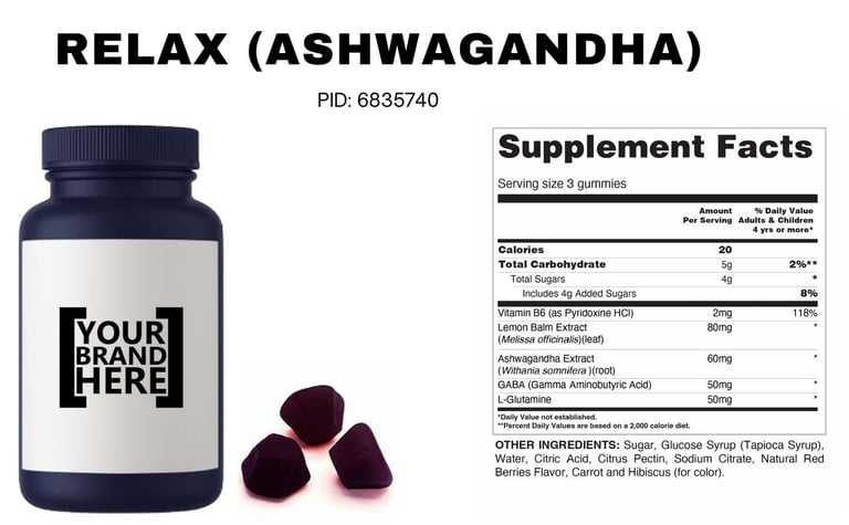 relax gummies ashwagandha gummies