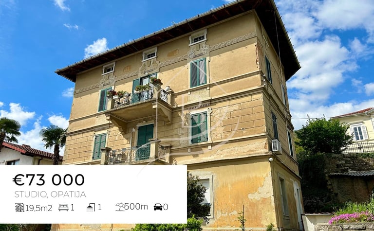 studio u centru opatije