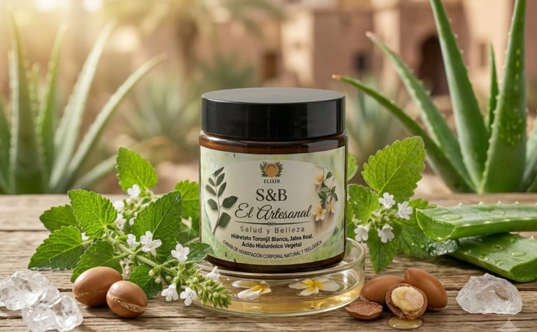 S&B El Artesanal Crema Facial de hidratación botánico sin químicos antiarrugas