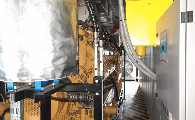 CAT CG170-20 2000 kW Natural Gas Generator