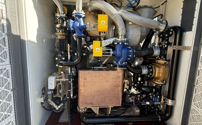 Aggreko/Jenbacher J420E, 1875 kVA, 400v. 50 Hz.