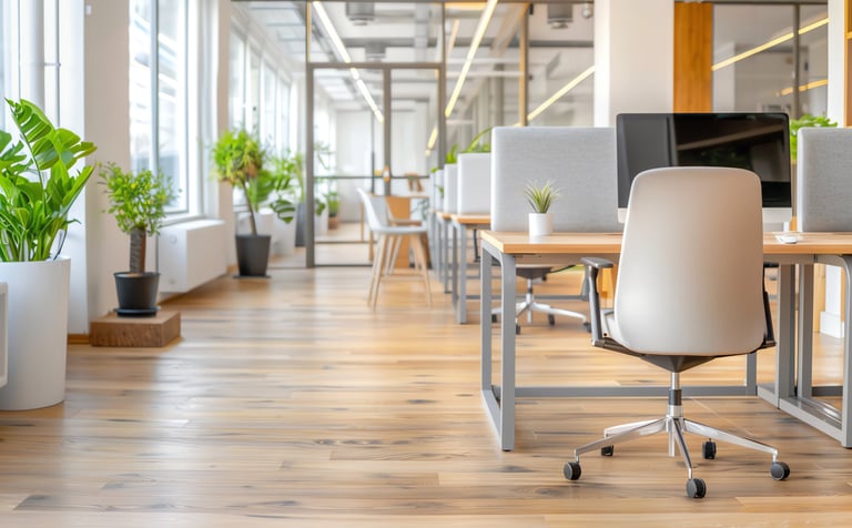 Clean office space
