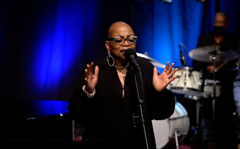 Tiya! getting into the song.