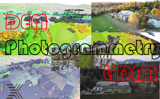 LiDAR y Fotogrametria con DRONE