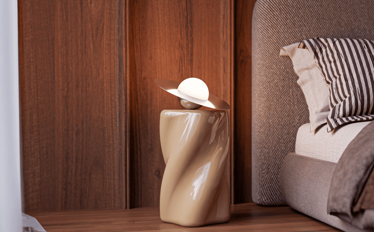 twist drink table modern sculptural side table contemporary furniture design luxury metal table deco