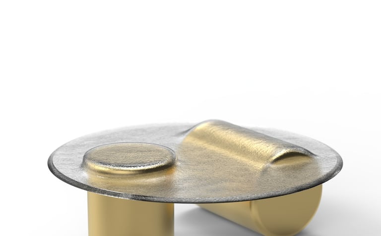 monolith coffee table solid form modern furniture minimalist design sculptural table contemporary de