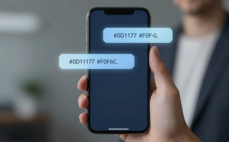 A conceptual, modern image of a smartphone casting a holographic-style shareable link. The mood is innovative and confident. The palette utilizes #0D1117 and #F0F6FC for a sharp, high-tech contrast.
