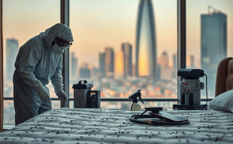 مكافحة آمنة وفعالة للحشرات بالرياض