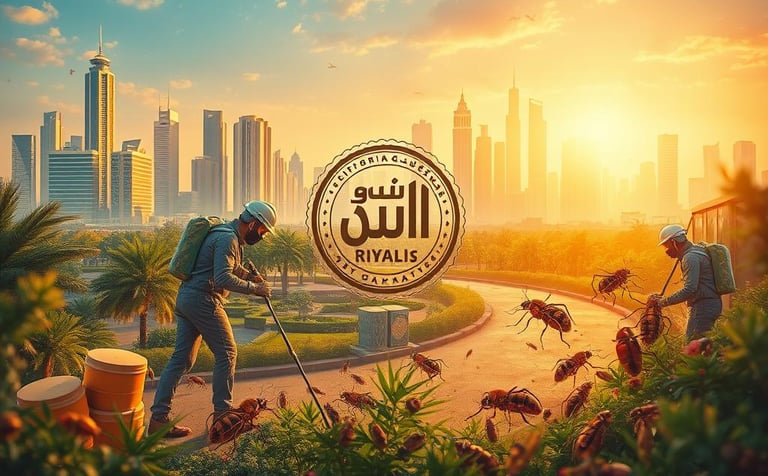 القضاء على الصراصير والنمل 