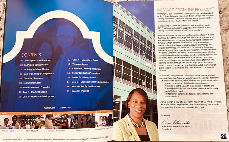 St. Philip's College Annual Report