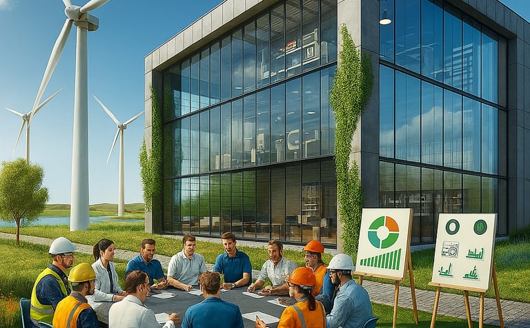 Groupe de travail opérationnel bilan carbone plan de transition climat bas carbone, QSE RSE