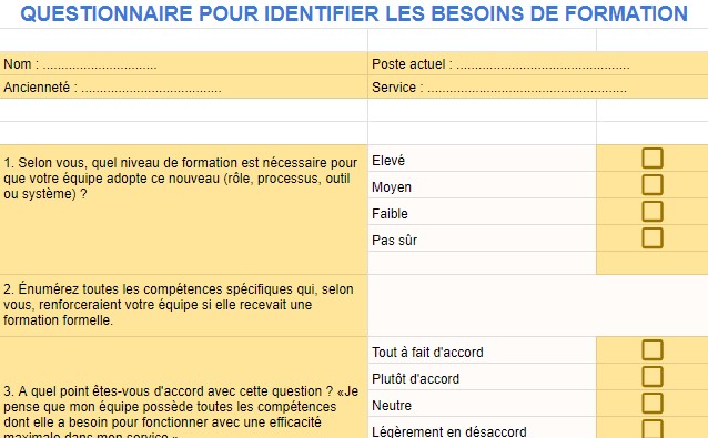 fiche de recueil des besoins en formation